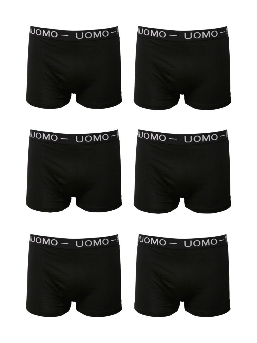 Ανδρικά Boxer Uomo 6 Pack Μαύρο 1012-6