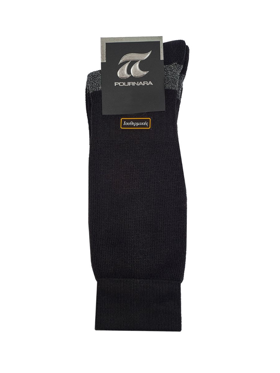 Ισοθερμικές Κάλτσες Pournara Μαύρο 620 – Ζεστασιά με 80% Μαλλί