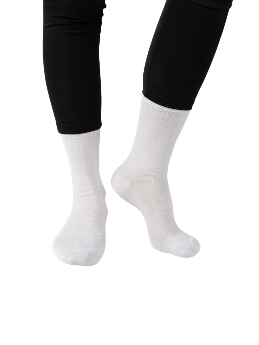 Γυναικείες Κάλτσες Design Σετ 3 Ζευγάρια Λευκό D-2521