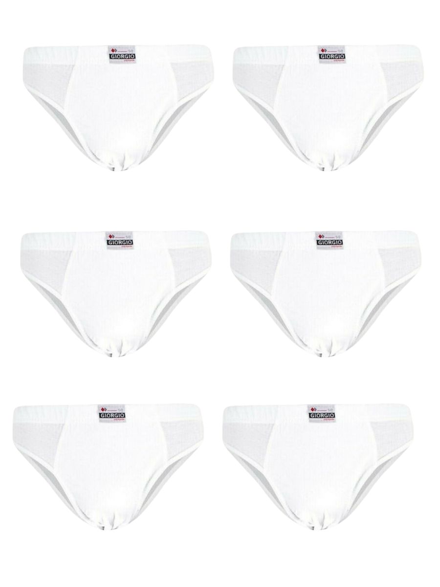 Ανδρικά Σλιπ Giogio Λευκό 6 Pack 921