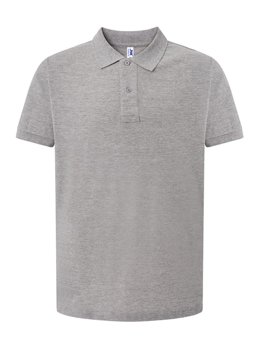 Ανδρικά Κοντομάνικα Polo Jhk Pora-210 Γκρι
