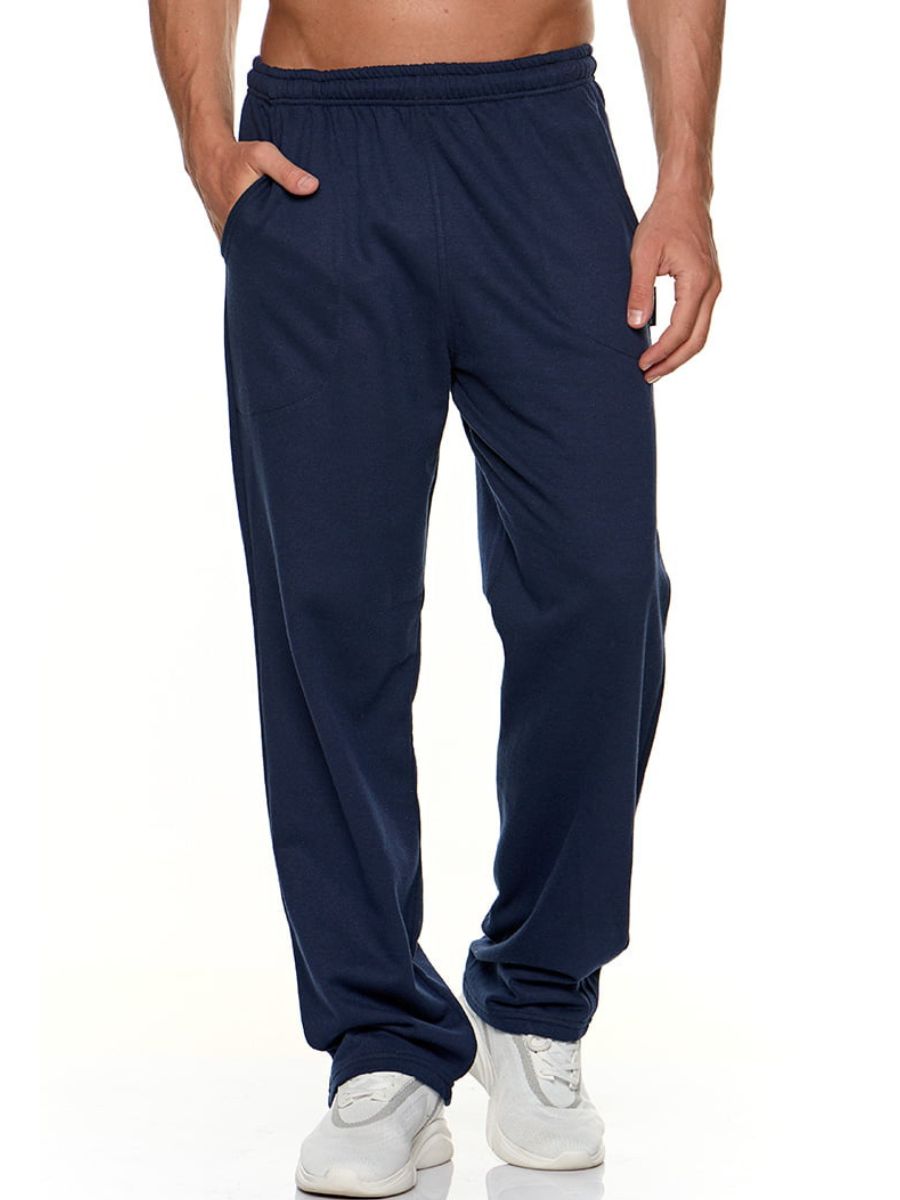 Ανδρικό Παντελόνι Φούτερ Body Move Μπλε 71-3