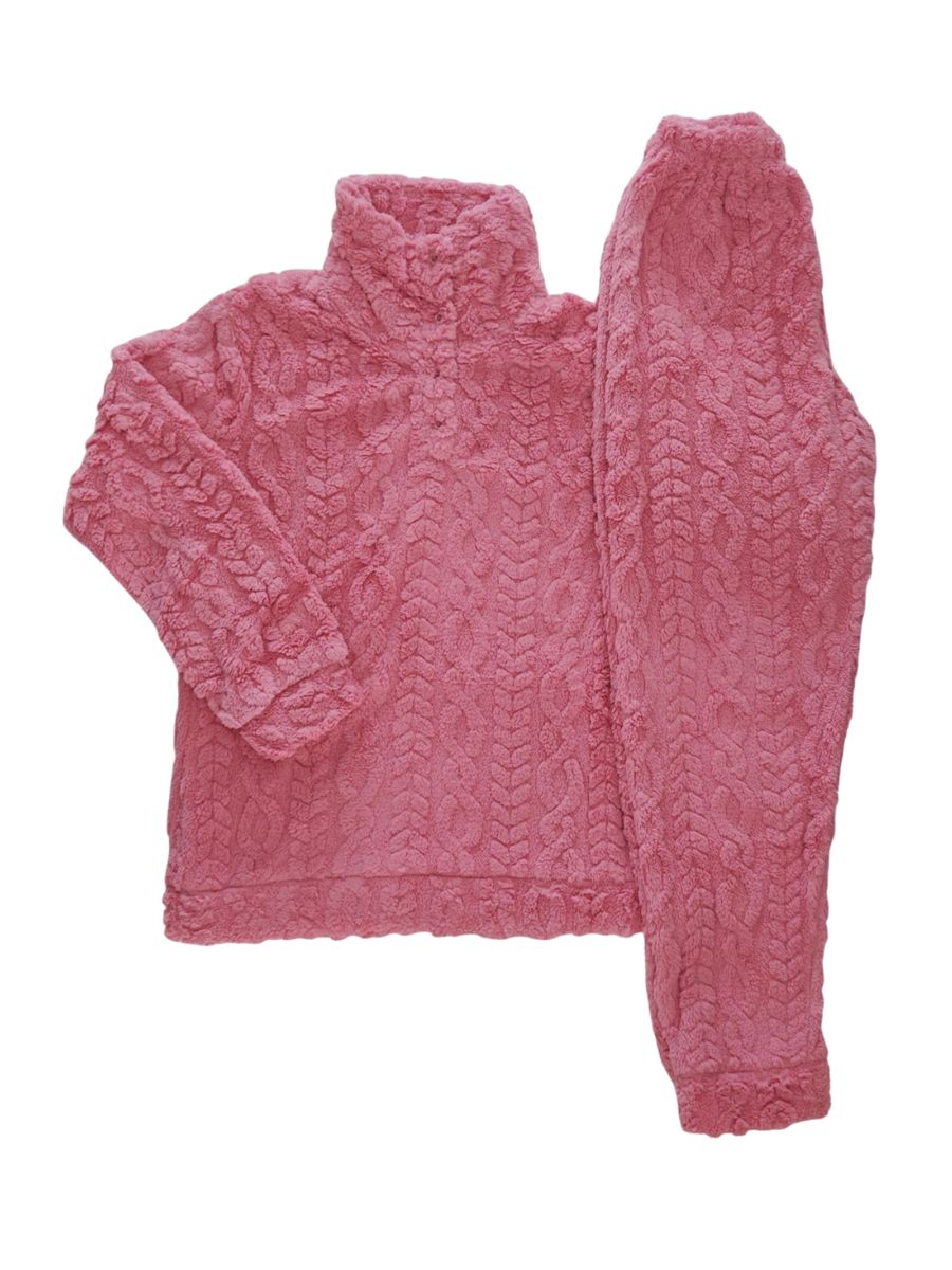 Απαλό Homewear Με Για Το Κρύο Ροζ 8192