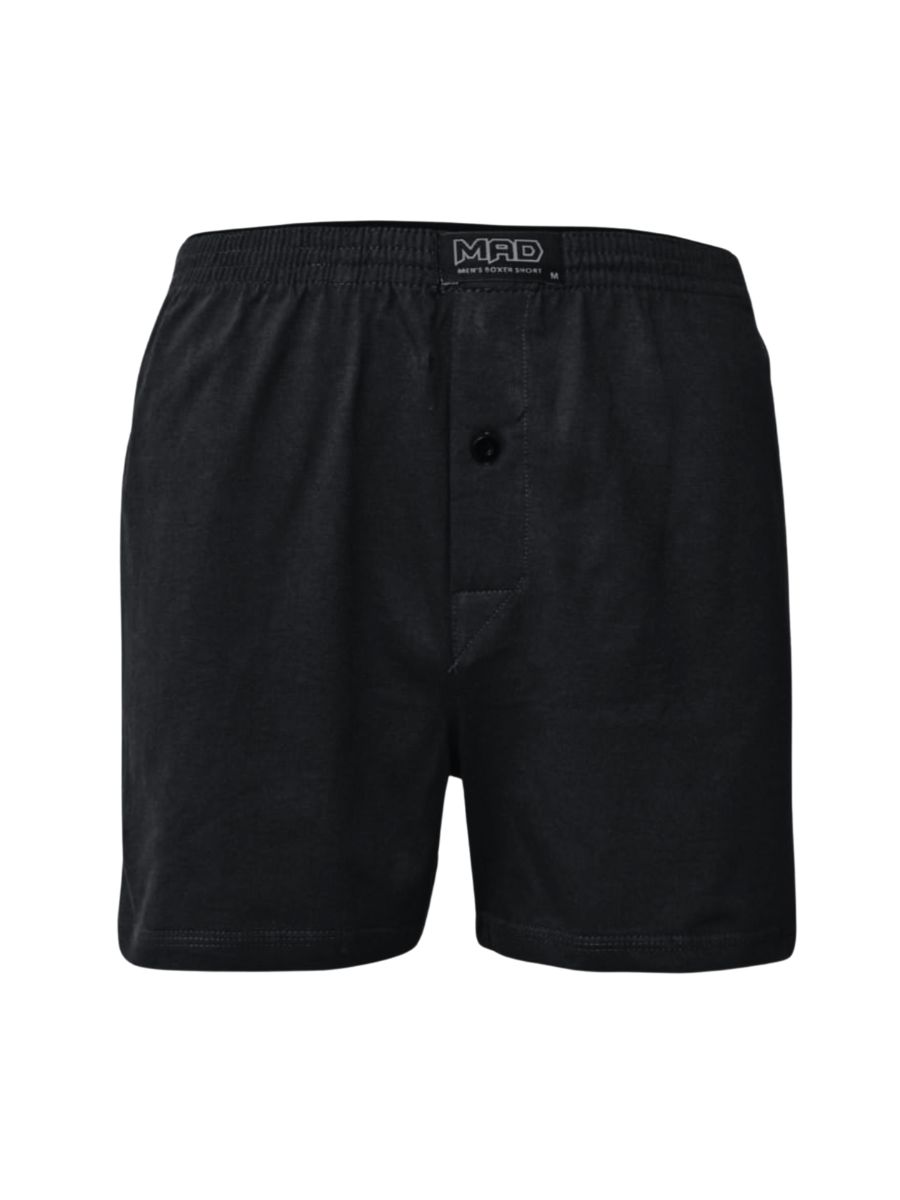 Ανδρικά Φαρδιά Boxer Με Κουμπιά Mad Box Μαύρο 2001