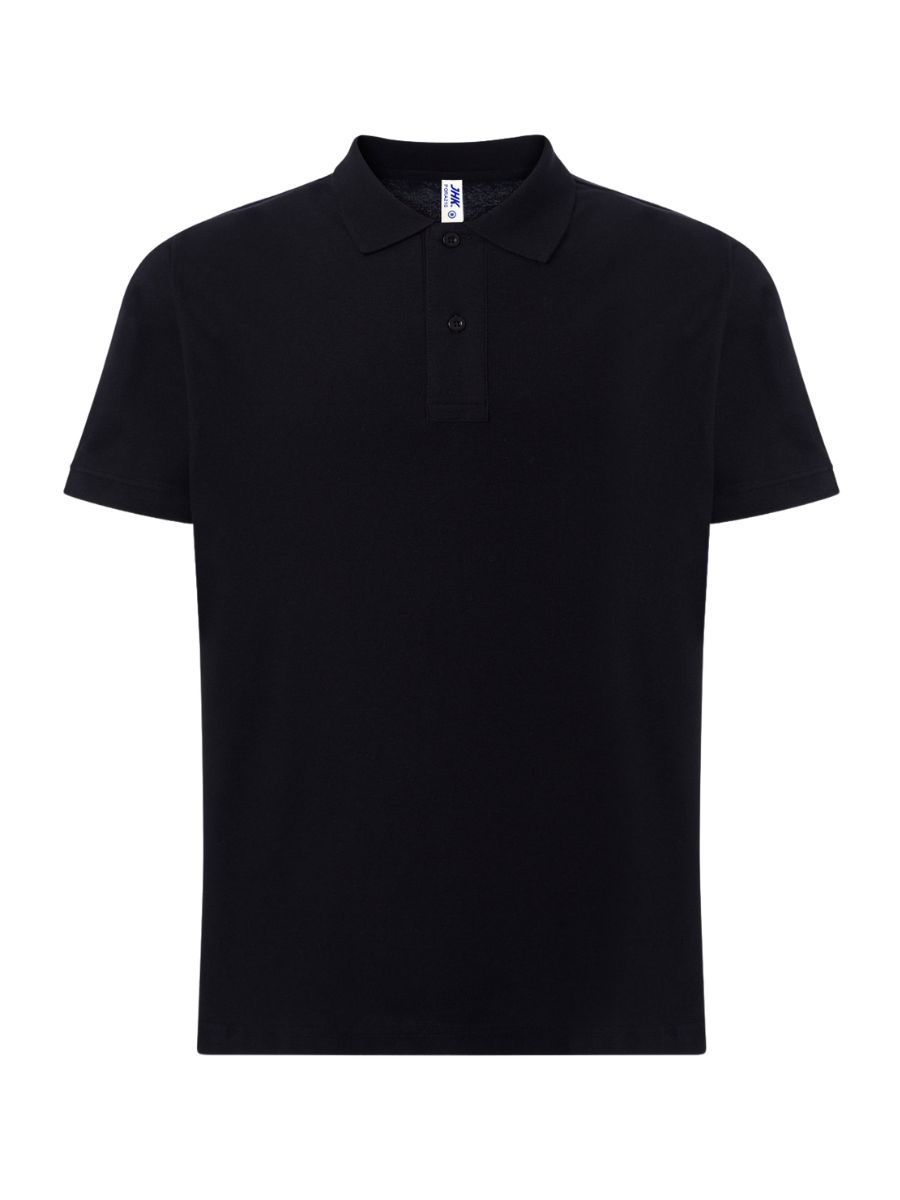 Ανδρικά Κοντομάνικα Polo Jhk Pora-210 Μαύρο
