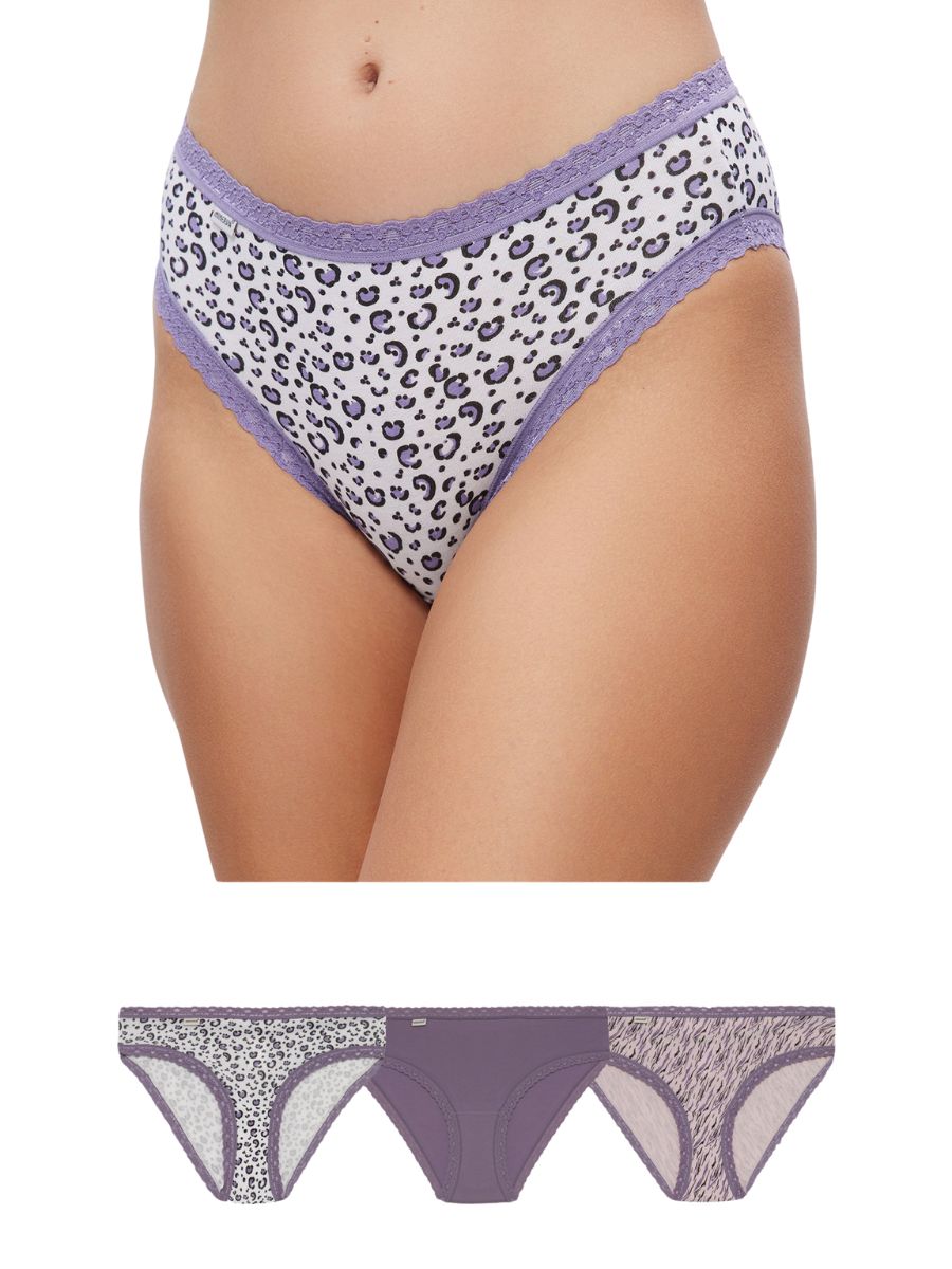 Γυναικεία Εσώρουχα Minerva Brazil Σετ 3 Τεμαχίων Multicolor 82367