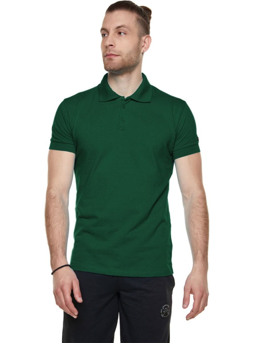 Βαμβακερές Polo Μπλούζες Βοdy Move Πράσινο 672