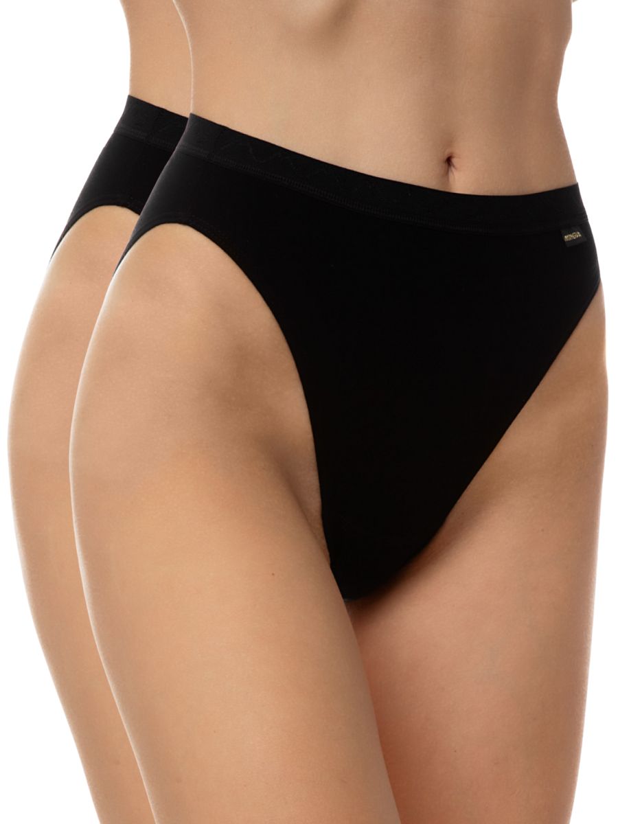 Γυναικεία Σλιπ Minerva Classic Σετ 2 Τεμαχίων Μαύρο 89890