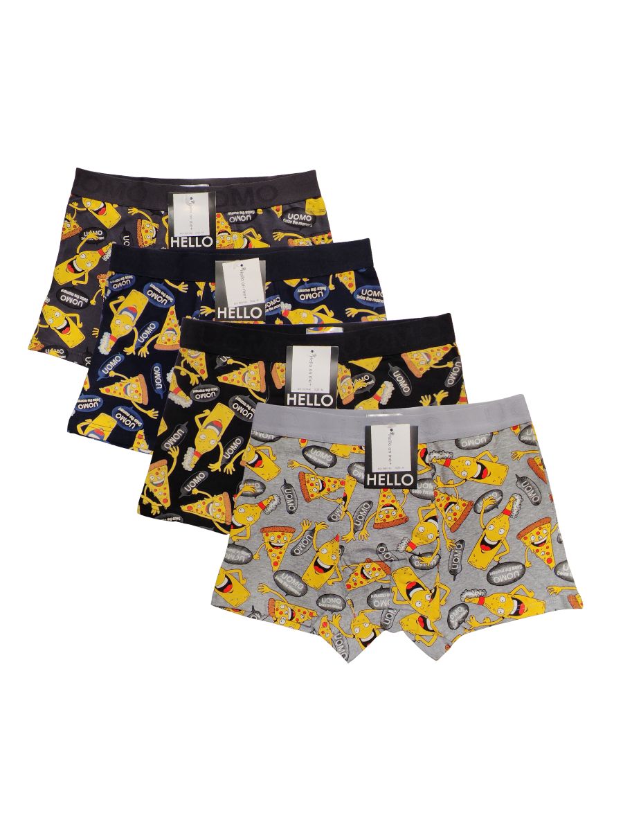 Μποξεράκια Uomo Σετ 4 Τεμαχίων Multicolor 1146-2