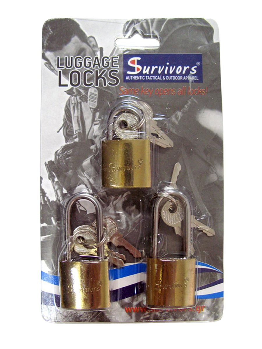 Λουκέτα Σετ 3 Τεμαχίων Για Νεοσύλλεκτους 00890