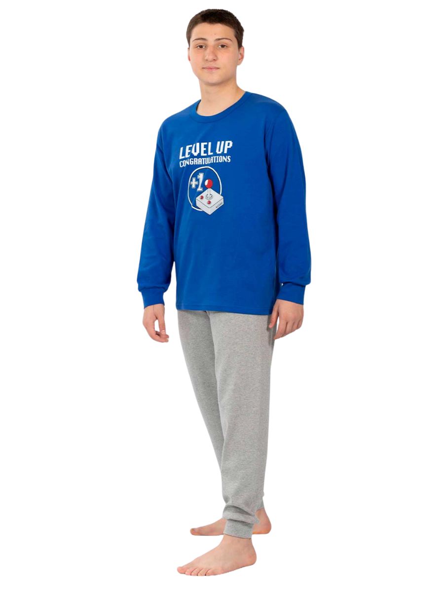 Nina Club Εφηβικές Πιτζάμες Μπλε 512-26