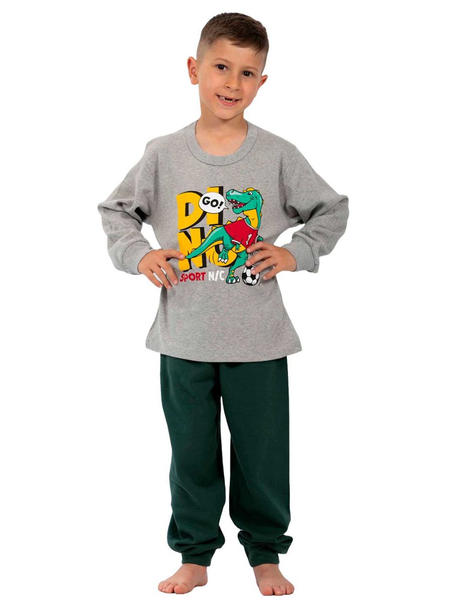 Πιτζάμες Για Αγόρια Nina Club Γκρι 141-26