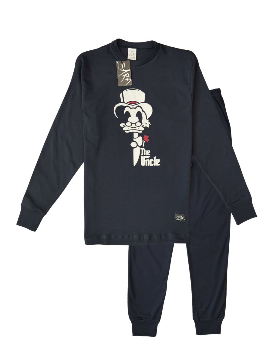 Ανδρικές Πιτζάμες The Uncle Sara Μπλε 1267