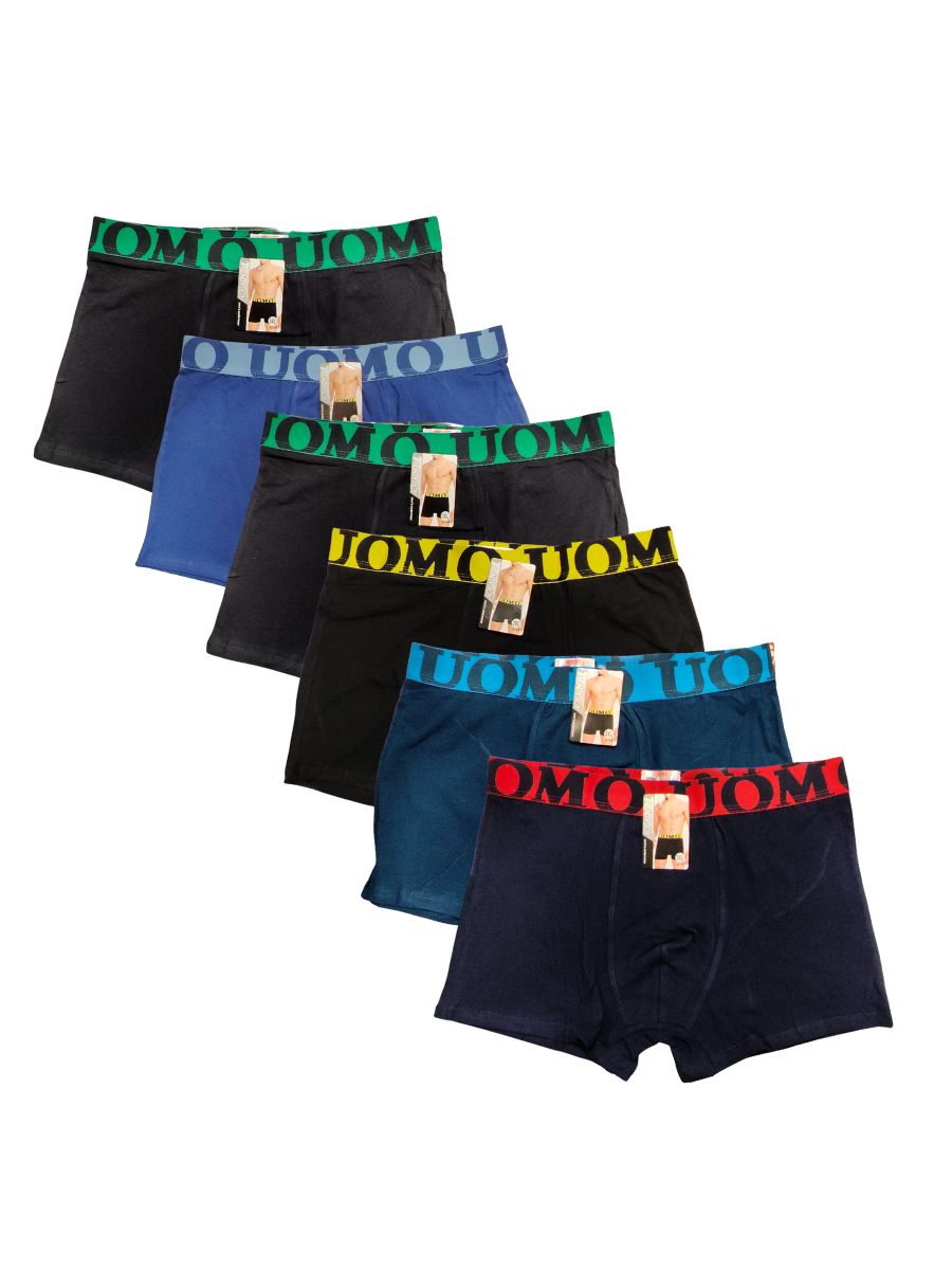 Ανδρικά Μποξεράκια Uomo Σε Μεγάλα Μεγέθη Σετ 6 Τεμαχίων 784