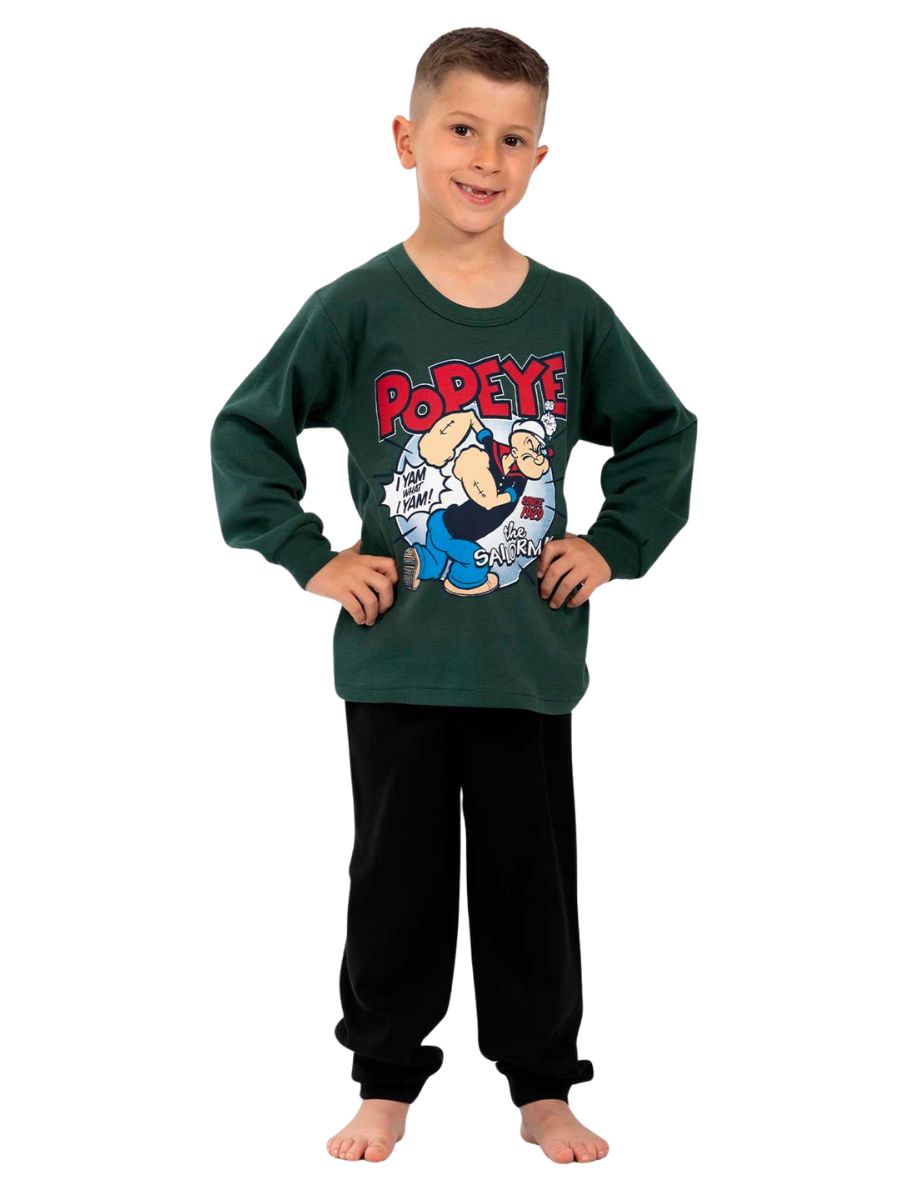 Χειμερινές Πιτζάμες Για Αγόρια Nina Club Πράσινο 704-26