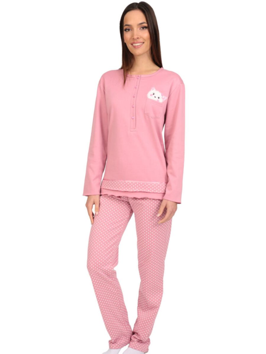 Φούτερ Γυναικείες Πιτζάμες Lydia Creations Ροζ 25521